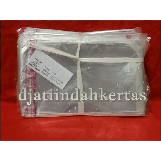 PROMO MENARIK!!PLASTIK OPP UNDANGAN UK 13,5 X 20