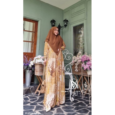 KHALISA ONE SET BERGO By M.E MONA SYARI BY ME GAMIS SYARI DAILY GAMIS DAILY SIMPLE TERBARU GAMIS SET