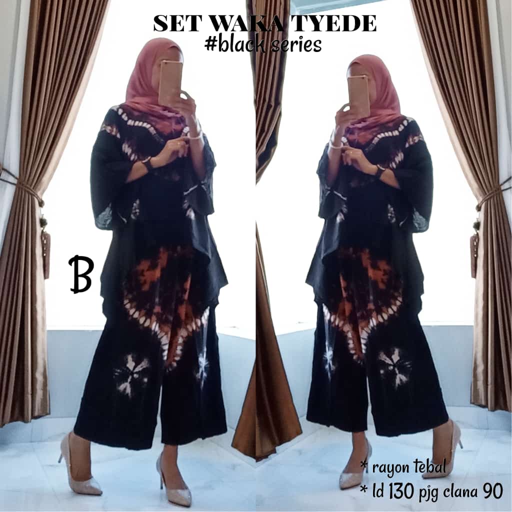 Set waka tiedye ld 130 lp 100