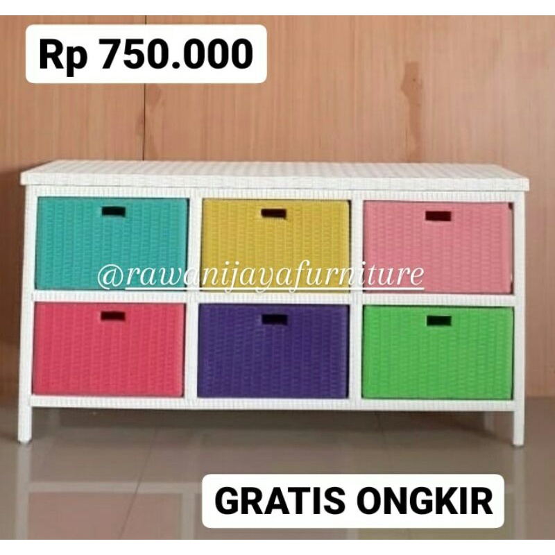 Rak Rotan Rak TV Laci Storage Murah Cirebon Kuningan Indramayu Majalengka Subang Sumedang Bandung Ci