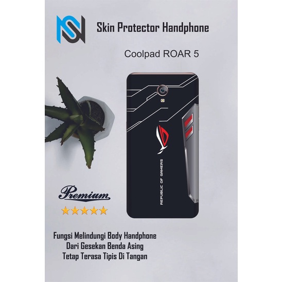 2pcs Garskin HP Coolpad ROAR5 Motif FF- Custom motif via chat