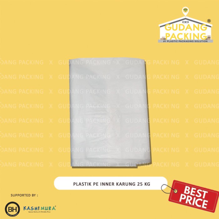 

Ginger- Plastik PE Inner Dalaman Karung 25Kg Tebal (0.3/ 0.8) - Kg - 40 x 60, 0.3