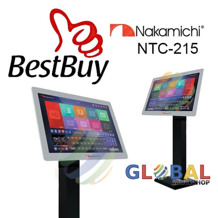 Nakamichi NTC215 Touch Screen 21,5 inch LCD layar monitor NTC-215