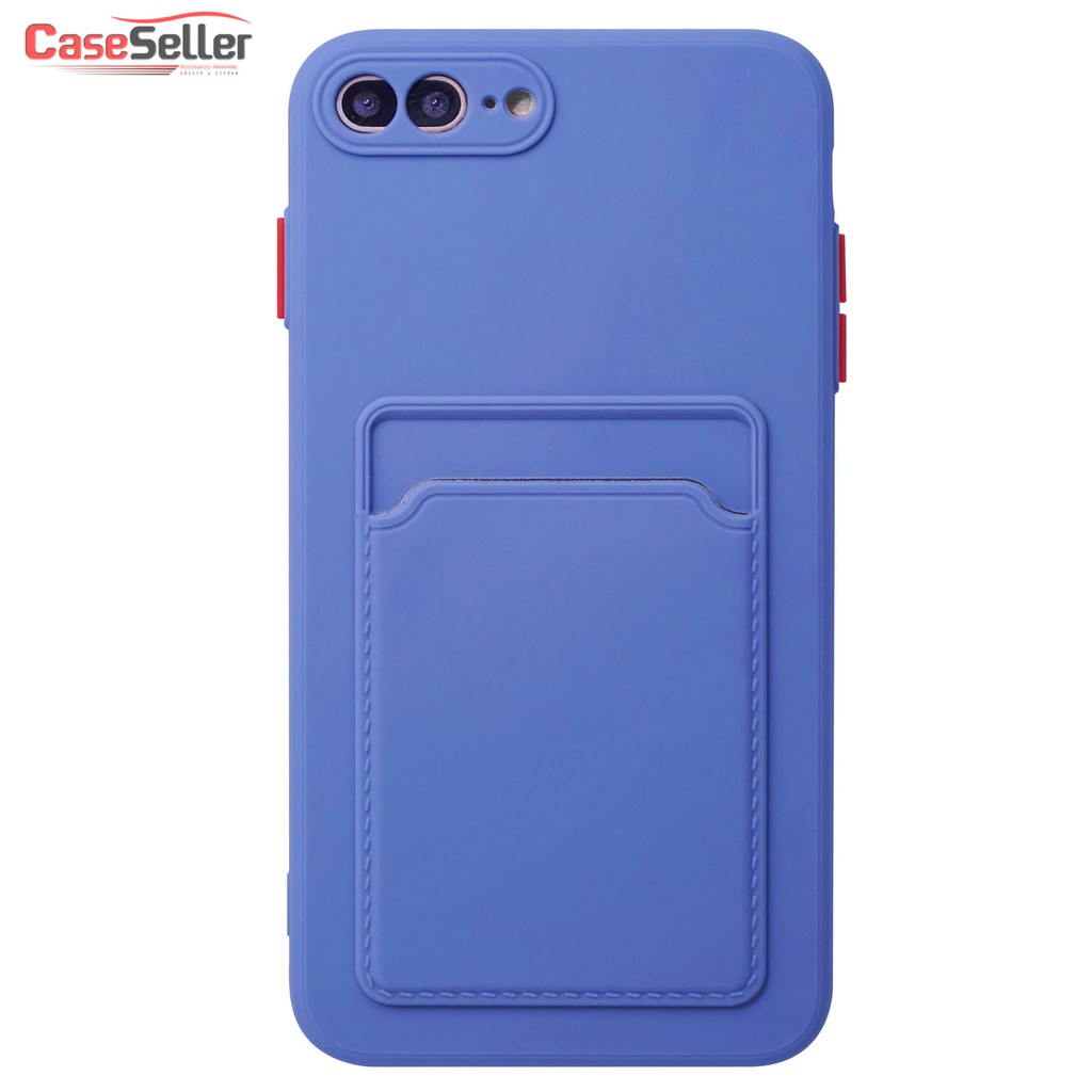 Case Iph 6G  6G+  7G/ 8G  X/ XS  XR  XS Max Case Casing TPU Pocket Ada Tempat Kartu CaseSeller