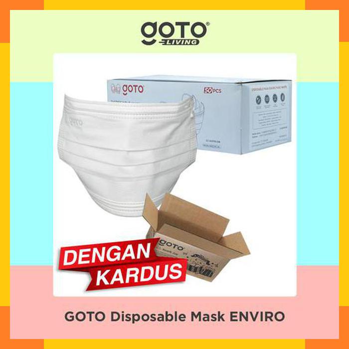 Goto Enviro Mask 3 Ply Facemask Masker 3Ply_hf148