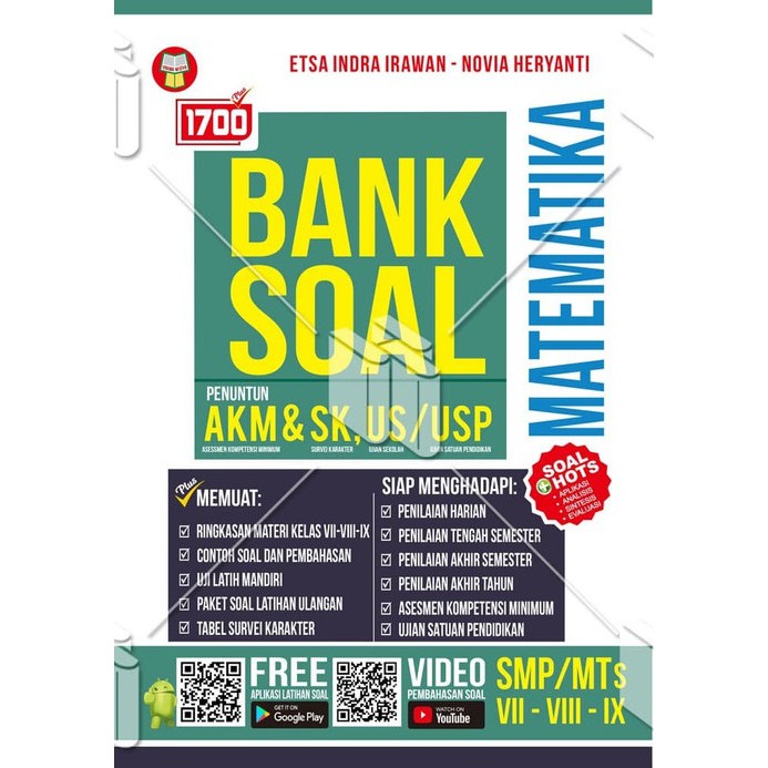 Buku 1700 Plus Bank Soal Matematika SMP