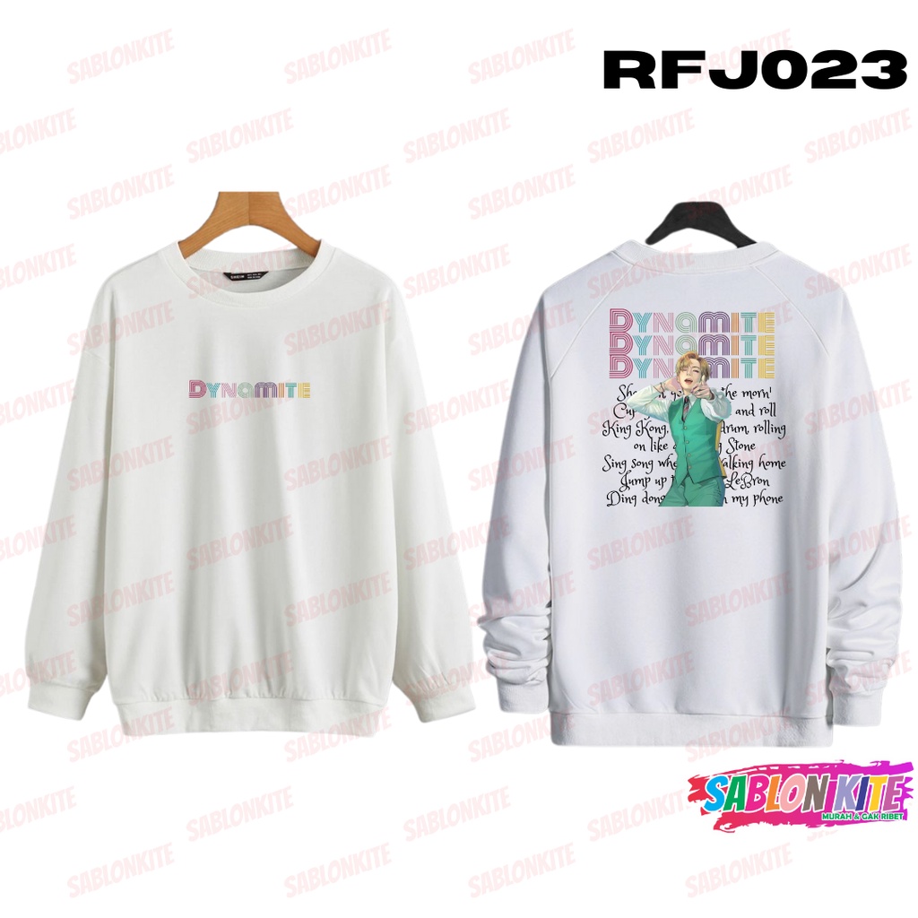 MURAH!!! HOODIE SWEATER KPOP KIM TAEHYUNG DYNAMITE SONG RFJ023