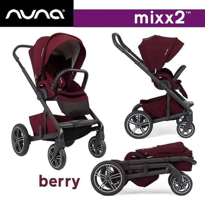 nuna mixx2 stroller berry