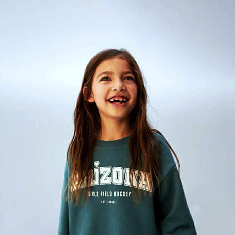 TokoMilkan - Sweater Baju Anak Perempuan Arizona Fleece Umur 1 - 6 Tahun