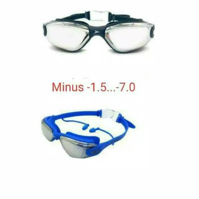 Kacamata Renang Optik Minus -1 -8 Speeds LX3000 OPT