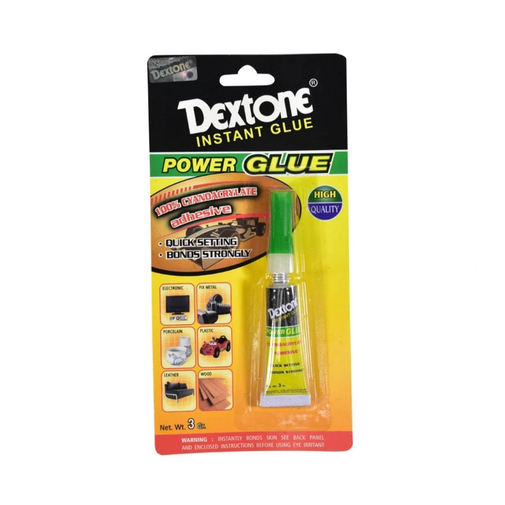 

Lem Serbaguna Dextone Power Glue Gel Untuk Merakatkan Logam & Porselen