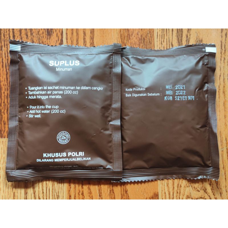 RANSUM KITPLUS SUPLUS TRIPLUS VITPLUS TNI POLRI Survival Food MRE susu sereal minuman pendaki makana