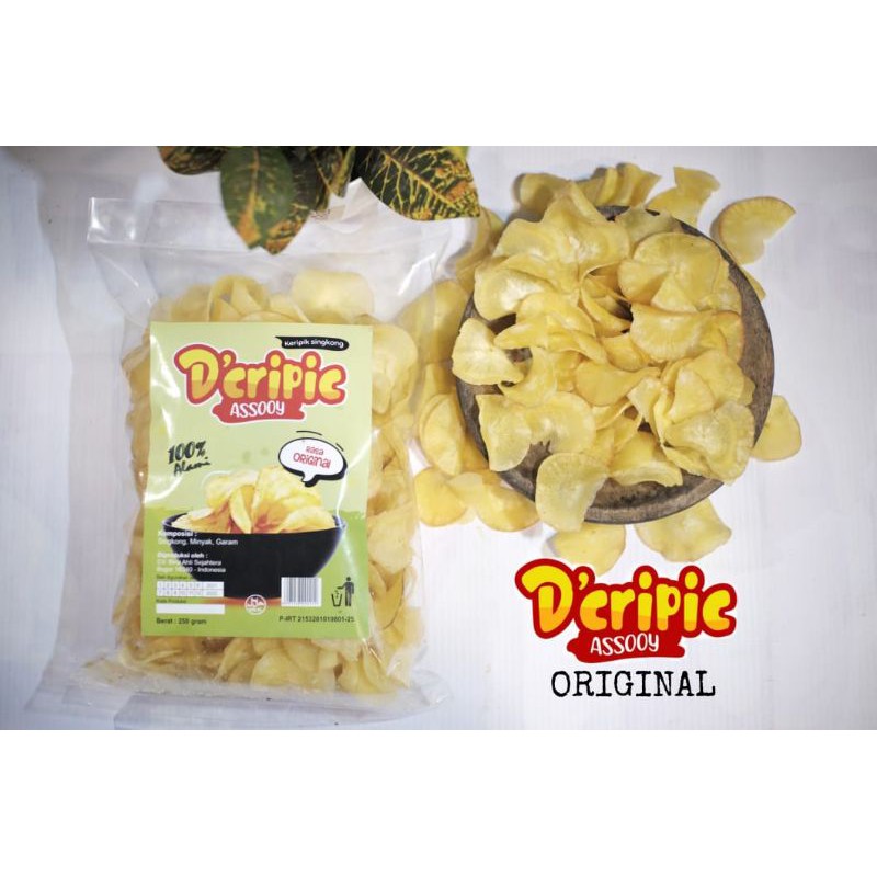 

Keripik singkong rasa original 180gr Enak Renyah