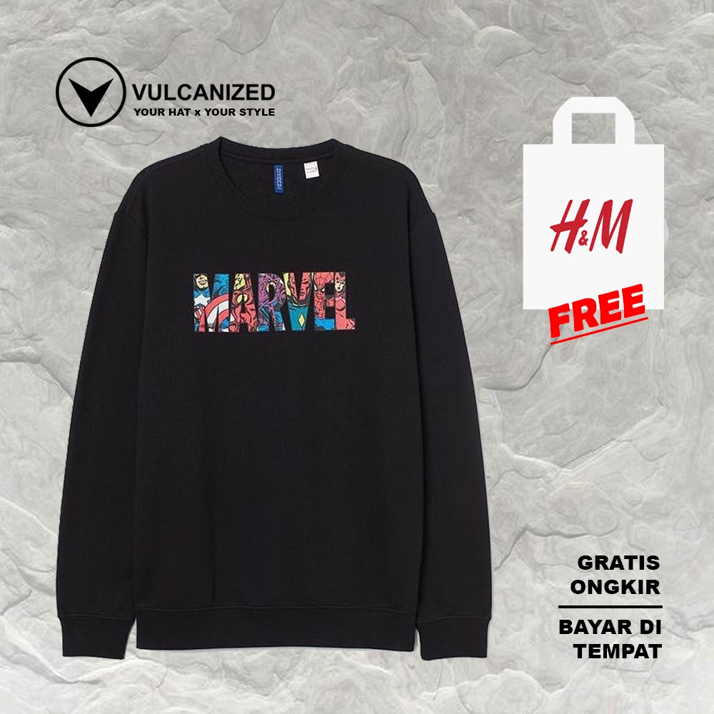 CREWNECK HnM MARVEL BLACK