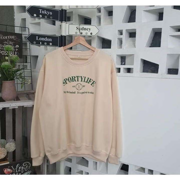 Sweater Wanita Grosir Berkualitas - Sporty life