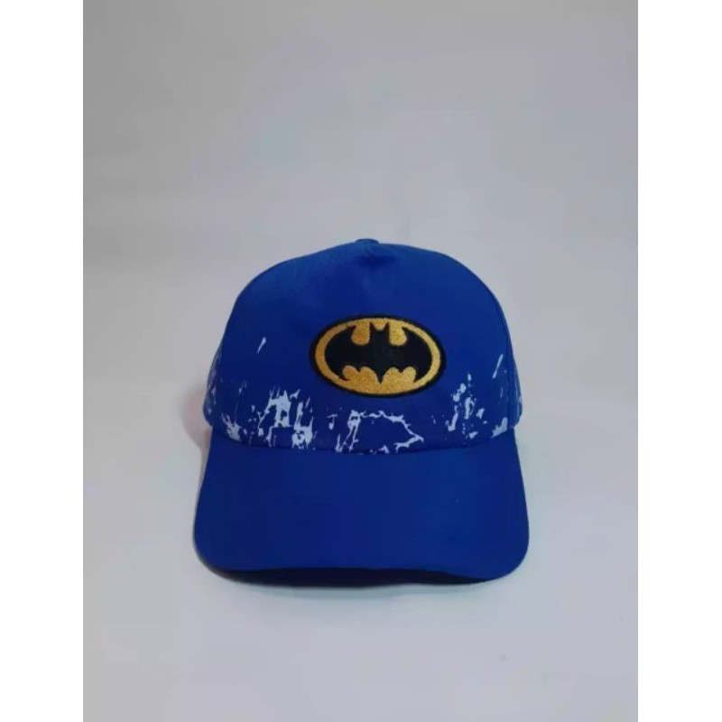 Topi anak laki-laki bordir batman real pict