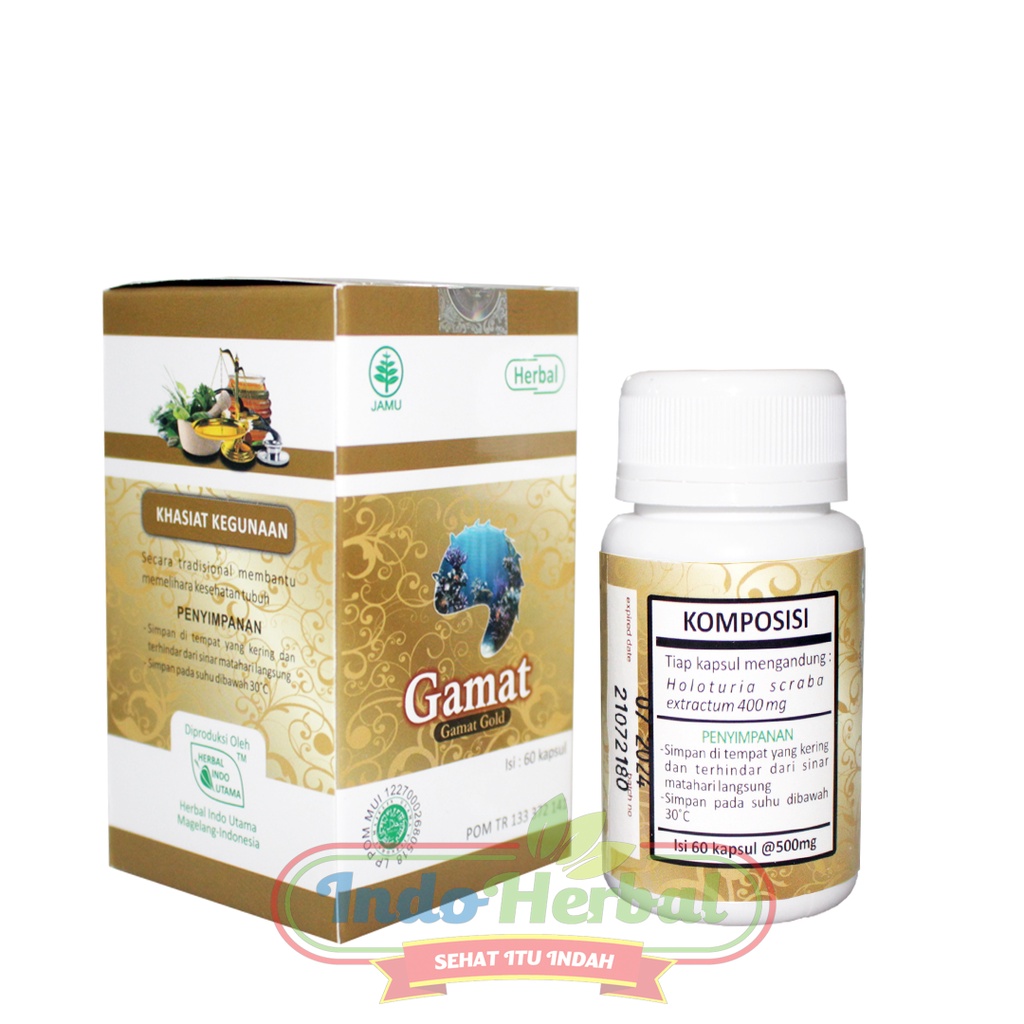 Obat Herbal | Gamat HIU isi 60 Kapsul