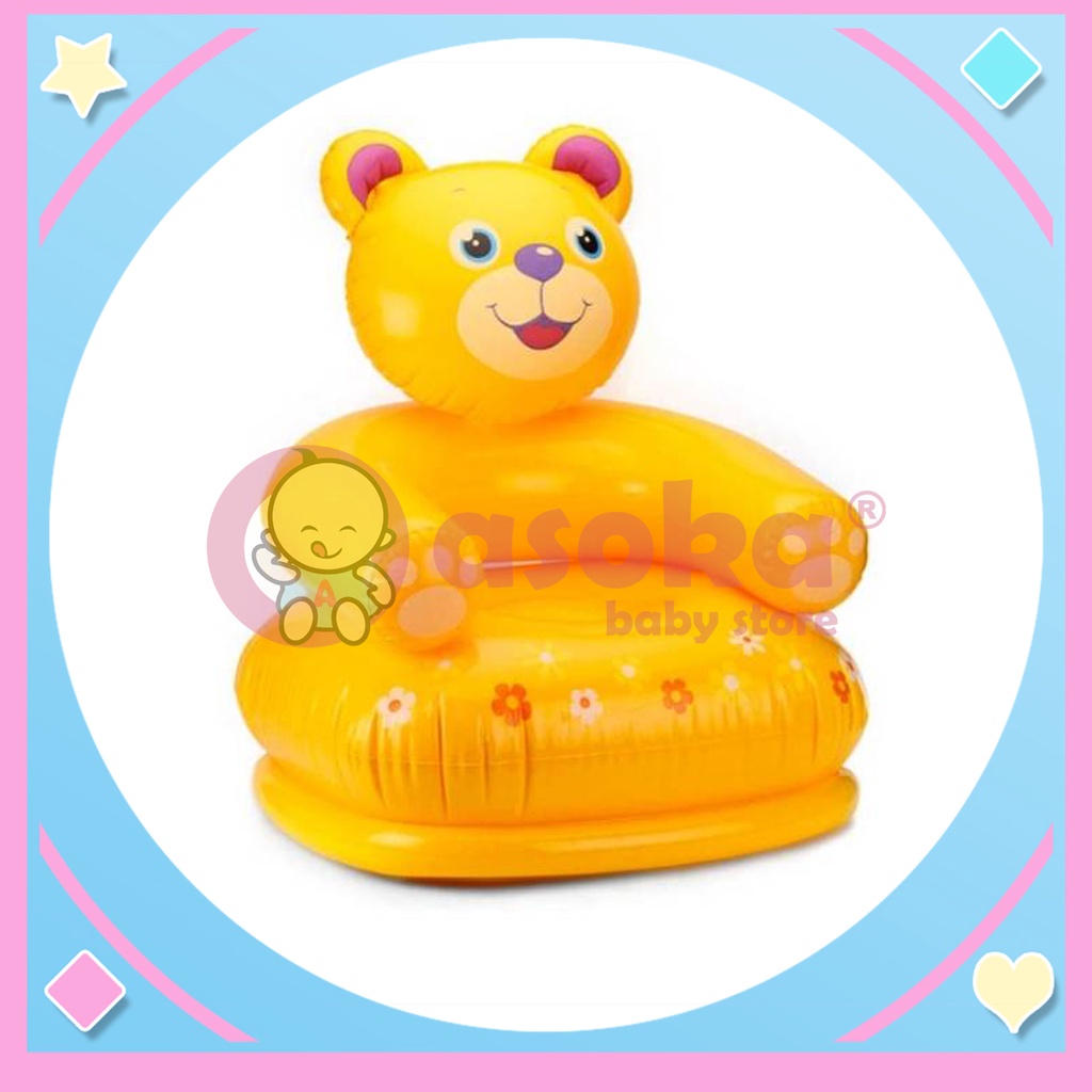 INTEX Teddy Bear Chair 68556 l Kursi Sofa Anak Balon isi Udara Beruang ASOKA