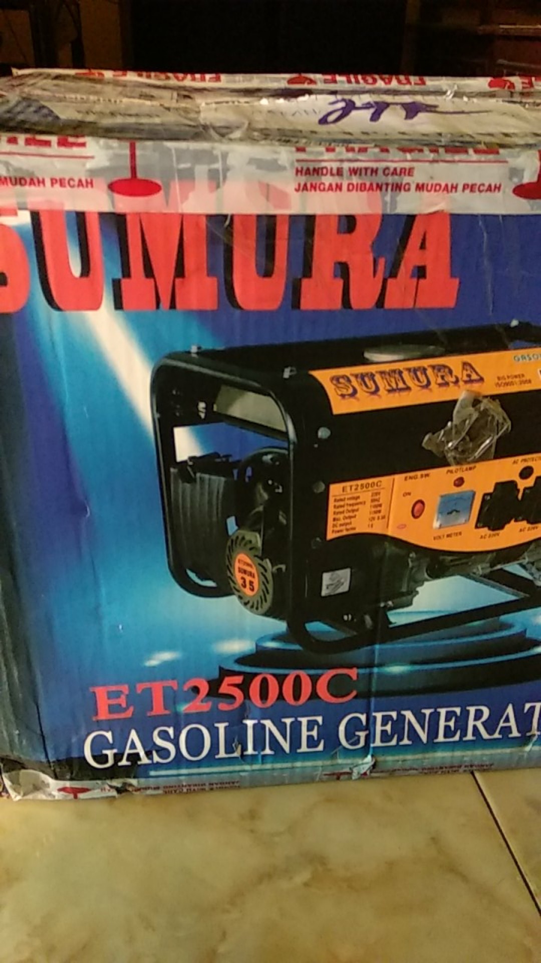 Genset Sumura Et 2500 C -  1000 Watt