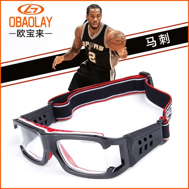 gs8a obaolay kacamata olahraga basket anti collision eye protector glasses - l009 - black Or-i