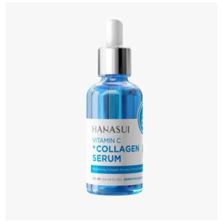 Serum Wajah Muka HANASUI Whitening Brighty VIT C Dan Collagen Blue / Biru BPOM ORIGINAL