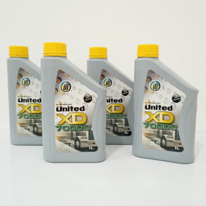 UNITED OIL XD7000S OLI DIESEL API CF4/SG KUDA TAFT L300 RANGER PS100