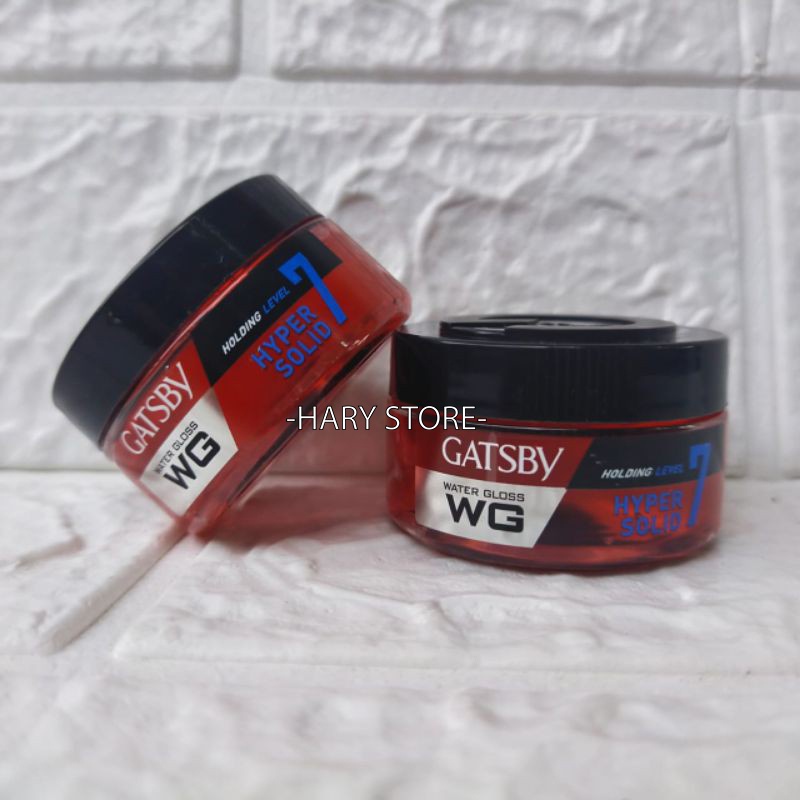 [ORI] GATSBY WATER GLOSS HYPER SOLID 30g|| Gel Minyak Rambut Merah