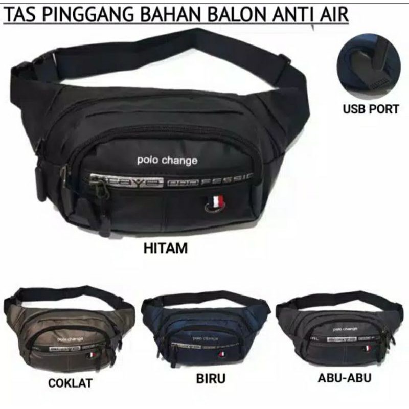 Jual Tas Pinggang Tas Pinggang Bahan Balon Merek Polo Change Tas 