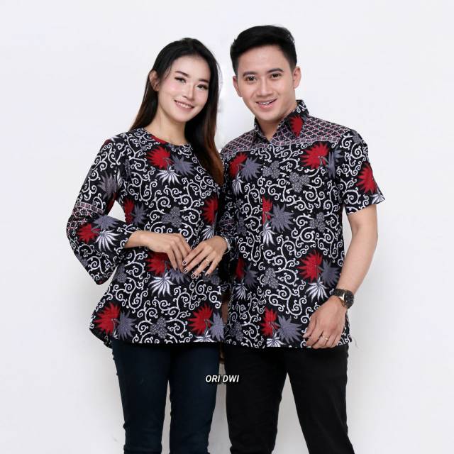 Maura Couple - Sania Ruffle Batik Couple