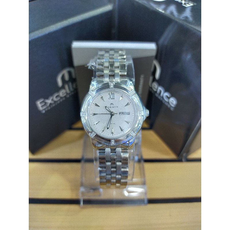 ( ORIGINAL ) Excellence 8505L Jam Tangan Wanita Stainless Steel / 8505 L