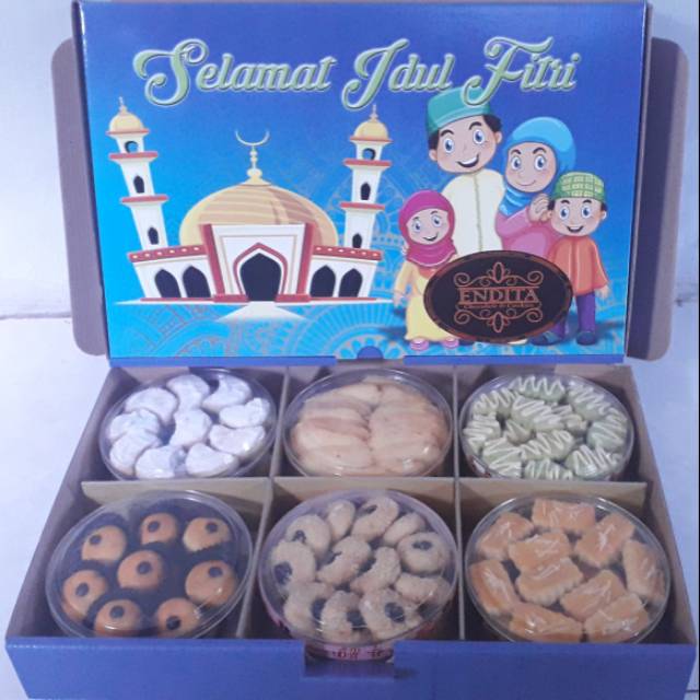 

Kue kering lebaran isi 6 toples