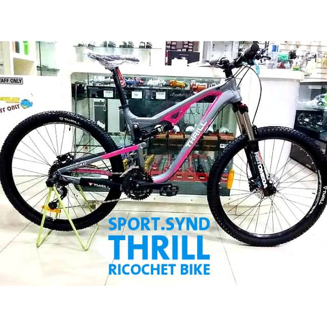 PROMO SEPEDA  GUNUNG  DOWNHILL MTB  27 5 THRILL  RICOCHET 4 0 