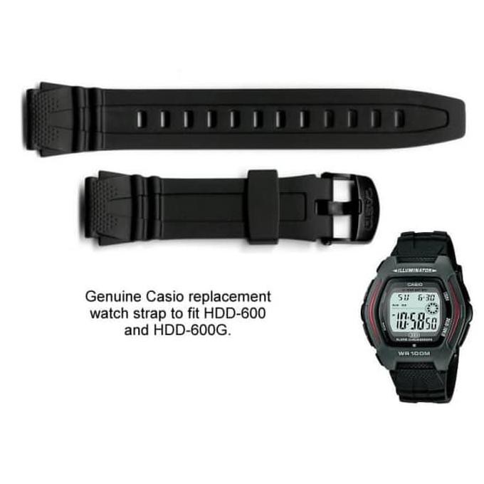 promo | diskon | sale Tali Casio Tali Jam HDD-600-1A HDD-600G-9A Strap Jam Tangan Original terbaik |