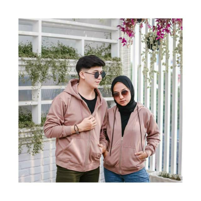 sweater hoodie zipper  polos bisa couple maupun satuan bisa grosir murah berkualitas