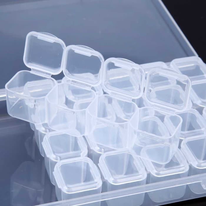 Tempat Menyimpan Storage box Kotak Plastik perhiasan obat STORAGE CASE cabinet penyimpanan anting baut - KPP