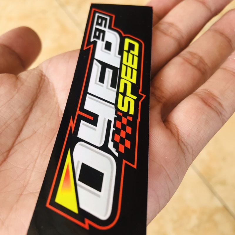 Stiker Oyep 99 Speed Bengkel Racing Balap Vynil Anti Air Bijian