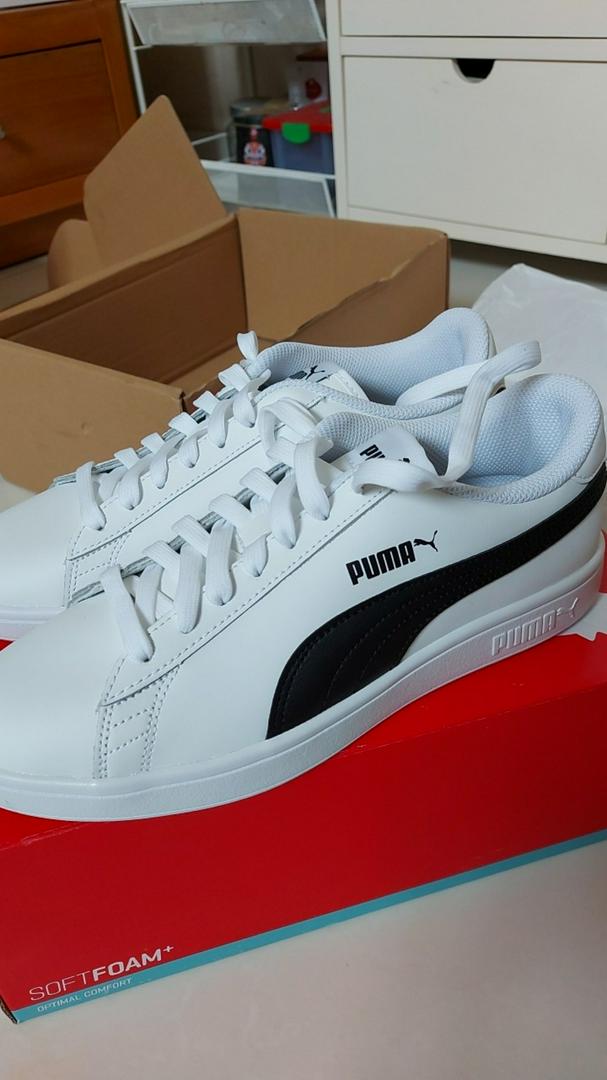 puma smash leather trainers