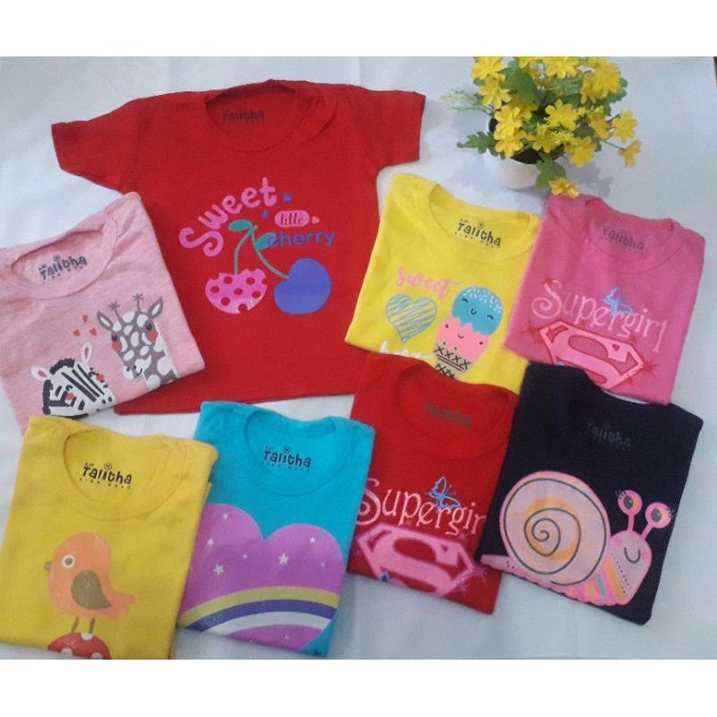 ECER  KAOS TALITHA KIDS WEAR CEWEK