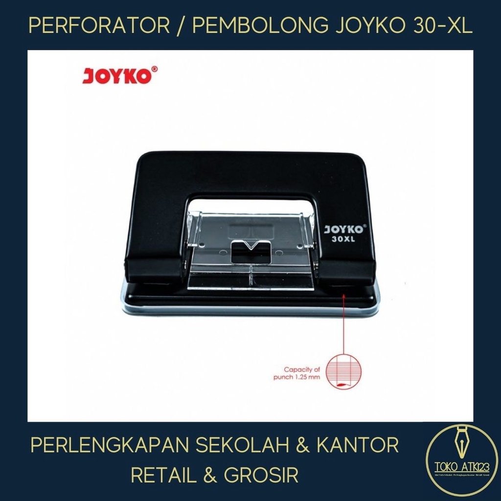 Perforator / Pembolong Kertas / Plong-plongan Merk Joyko No. 30XL