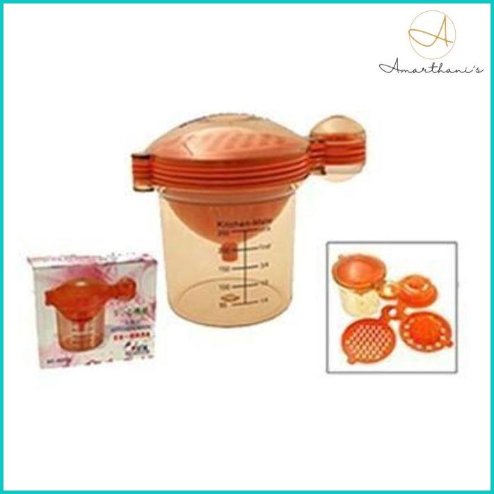 Ac - Kitchen Mate Set 5 In 1 Peras Jeruk Pisah Telur Corong Parutan Wadah U