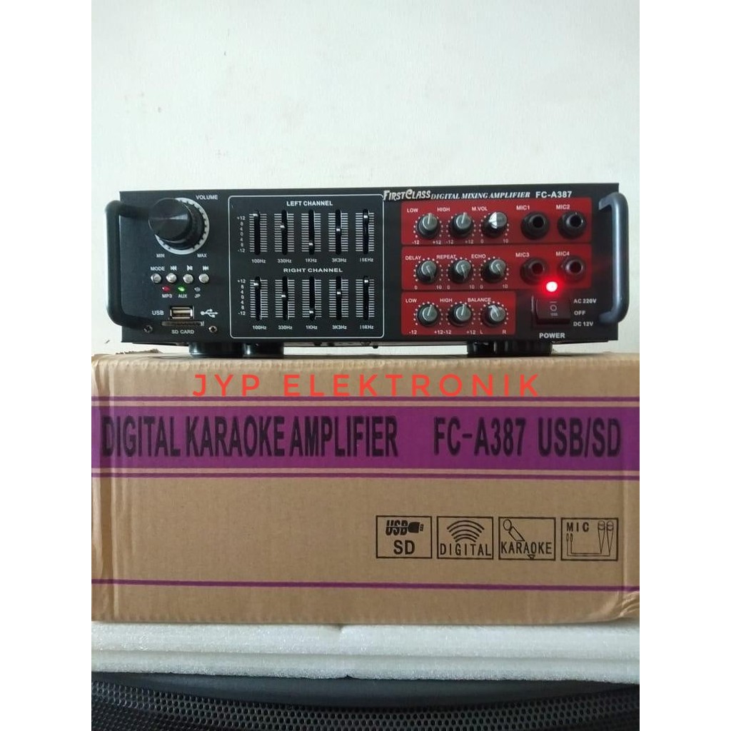 AMPLIFIER FIRSTCLASS FC A387 / FC-A387 / FCA387 USB SD DIGITAL KARAOKE