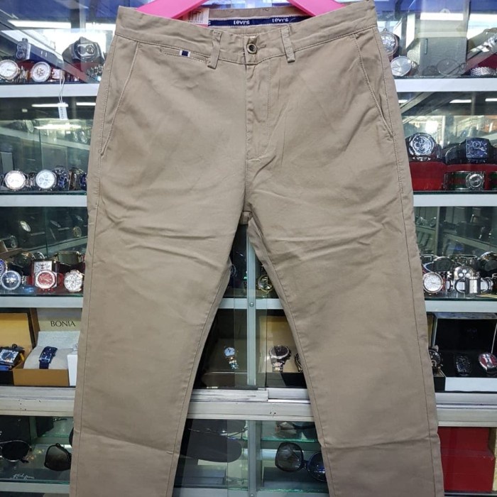 celana CHINO LEVIS 511 original import slimfit stretc - Hitam, 35