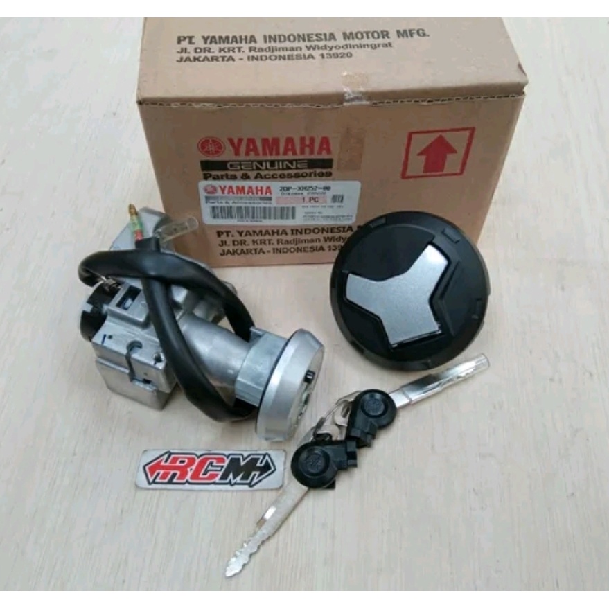 KUNCI KONTAK SET MAIN SWITCH COMP NMAX N-MAX N MAX 155 NMAX155 N-MAX155 ORI ORIGINAL YAMAHA YGP ASLI 2DP-XH252-00