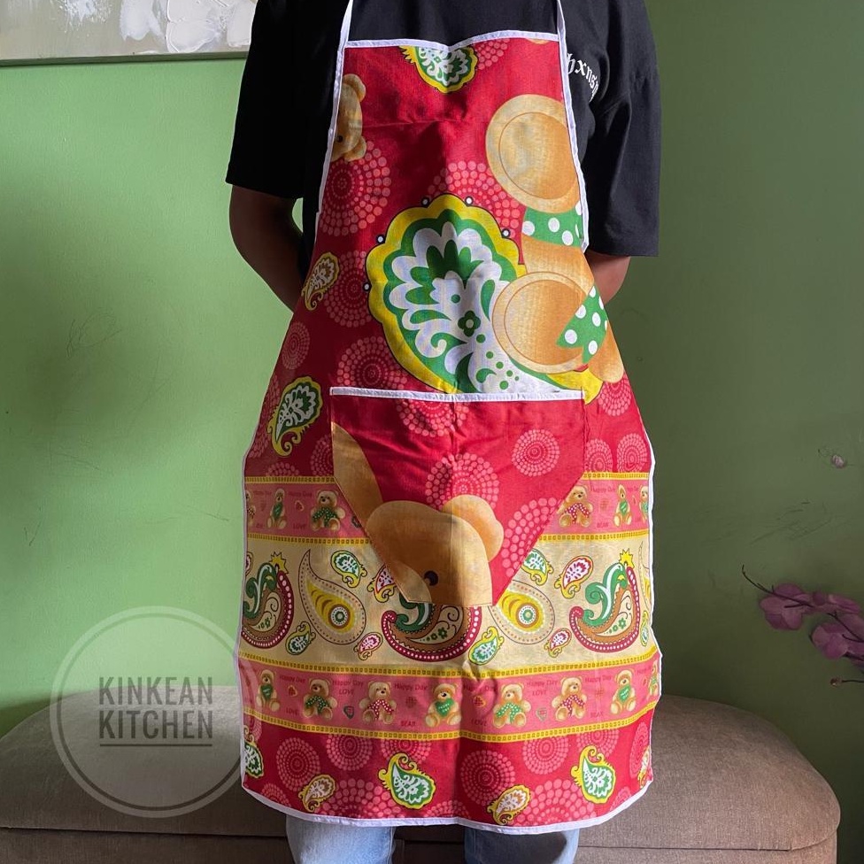 Celemek plastik polos / apron