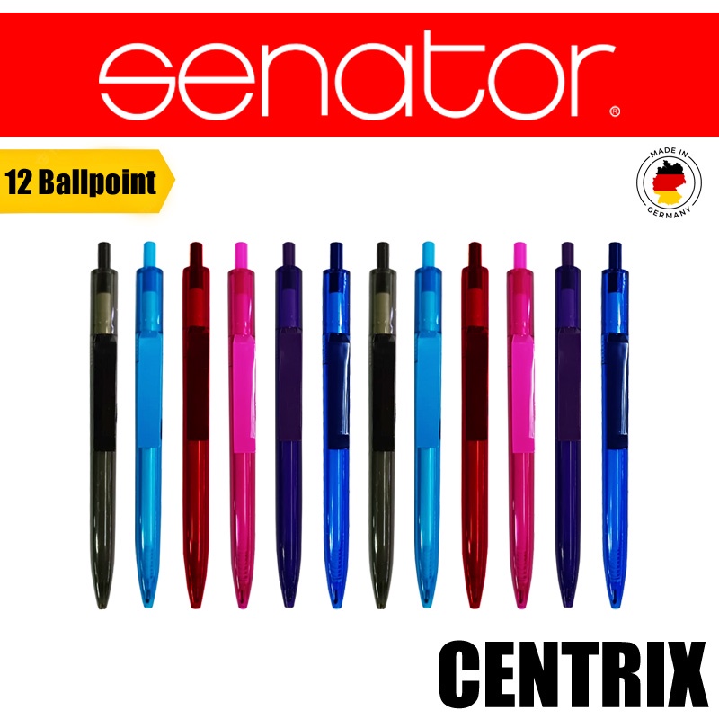 

Pulpen Plastik Senator 2707 pena promosi Berkualitas Isi 12 pcs