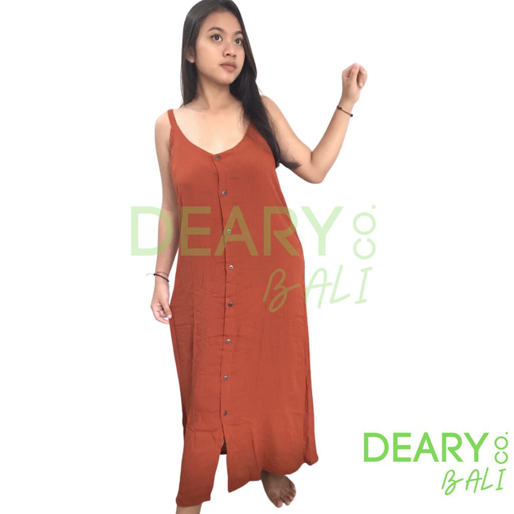 DRESS/DASTER BALI BUTTON PANJANG RAYON KRINGKEL | NIDEARI DASTER BALI