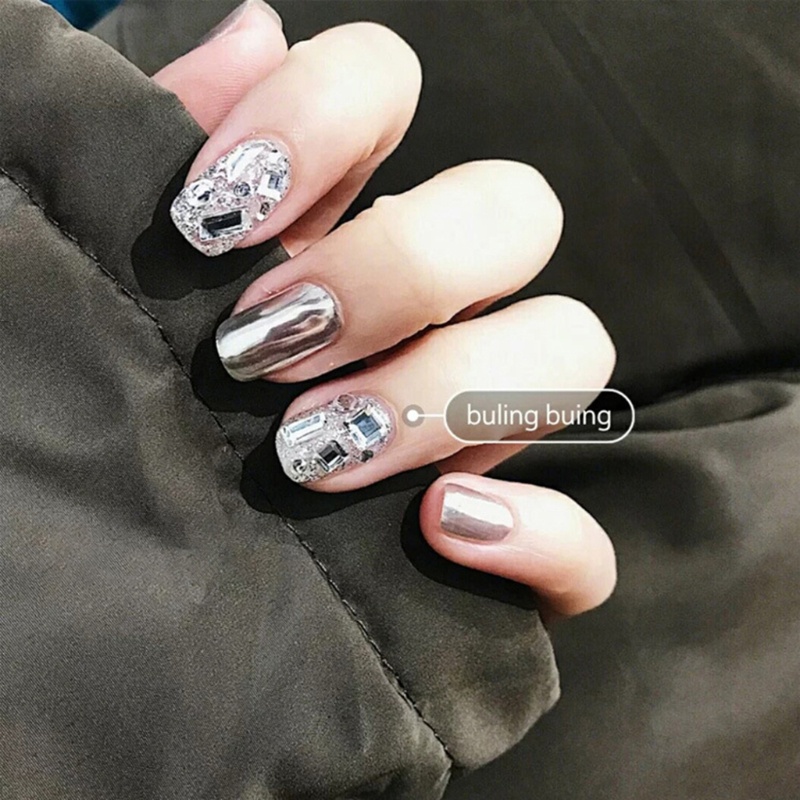 Siy Kristal Kaca Flat Back Aneka Bentuk Untuk Aksesoris Nail Art Diy