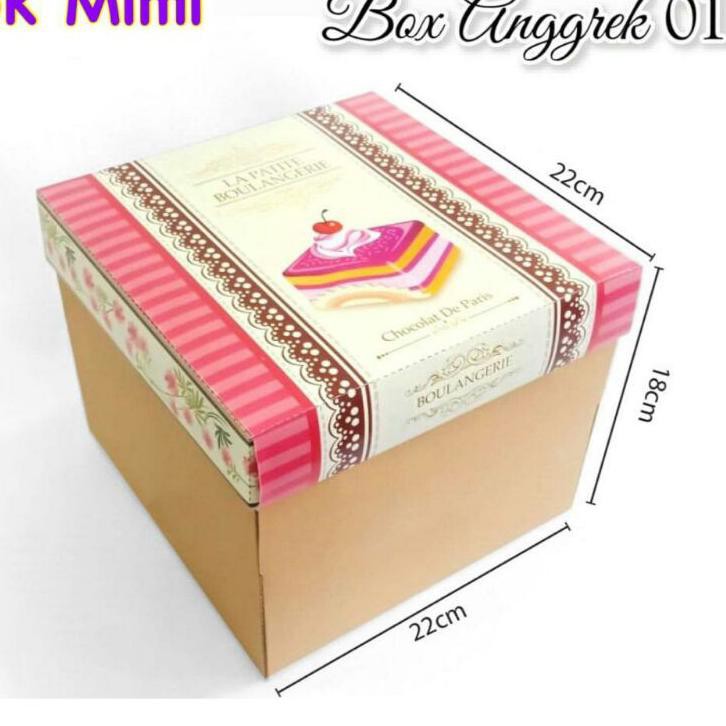 

SALE Dus Box Kue Tart 22cm ..,..