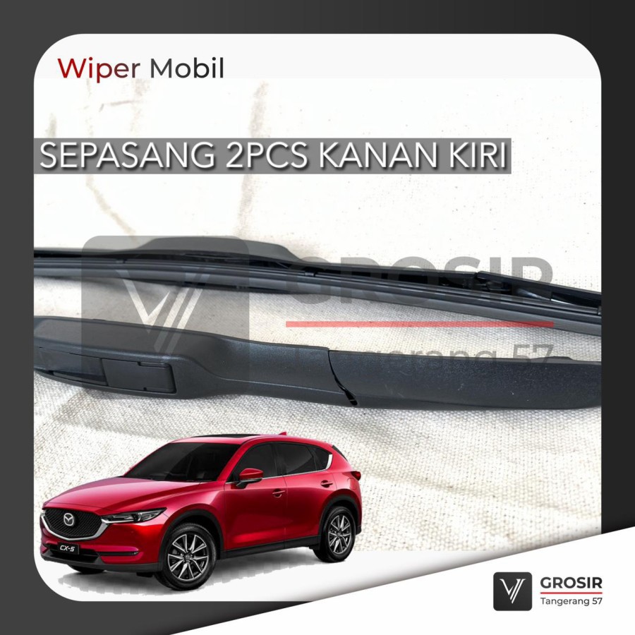 WIPER HYBRID CX5 CX 5 BLADE / WIPER MAZDA CX5 CX 5 HYBRID 2 PCS