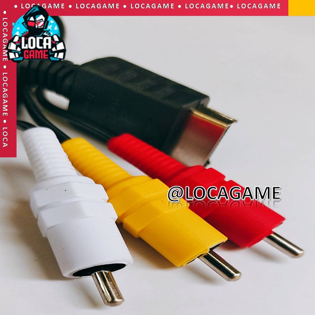 KABEL AV/RCA PS1 PS2 PS3 SEMI ORI KABEL BESAR